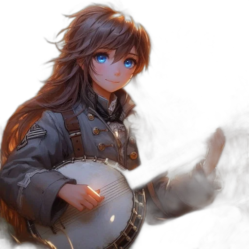 weapon, sword, jacket, staff transparent PNG cut-out
