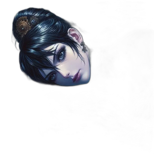 face, mask, crown, jewelry transparent PNG cut-out