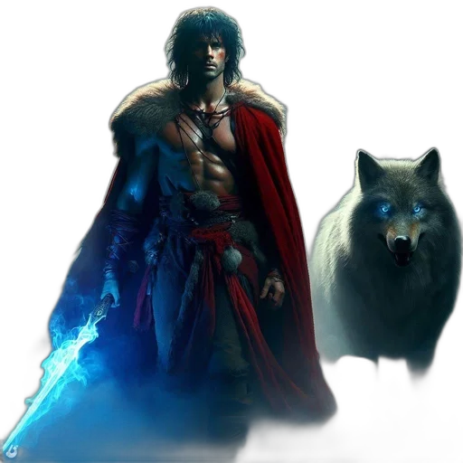 fantasy art, concept art, comic book art, pixel art transparent PNG cut-out