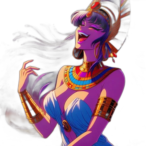 mask, jewelry, staff, fantasy art transparent PNG cut-out