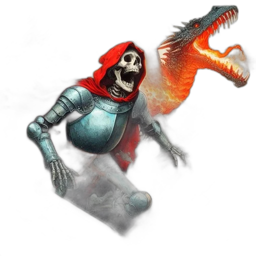 dragon, creature, staff, weapon transparent PNG cut-out