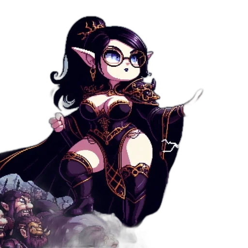 staff, dress, fantasy art, concept art transparent PNG cut-out