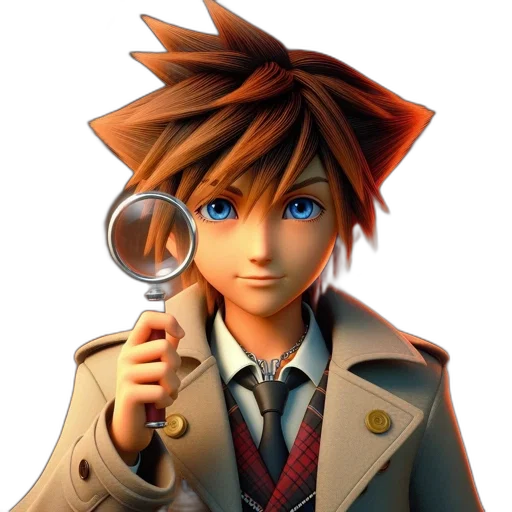 staff, weapon, face, jacket transparent PNG cut-out