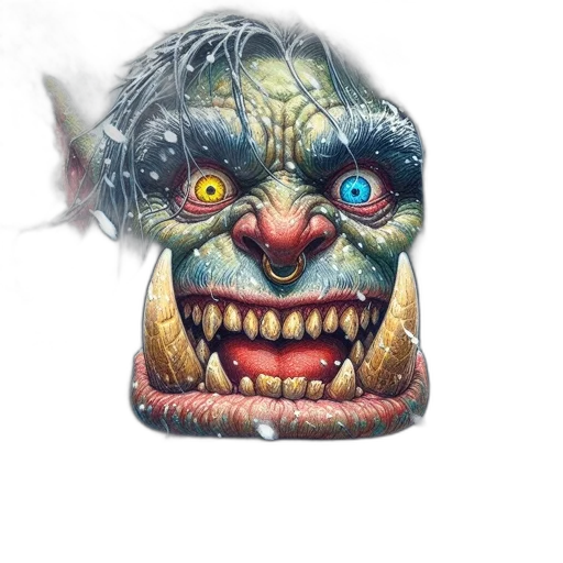 mask, face, creature, crown transparent PNG cut-out