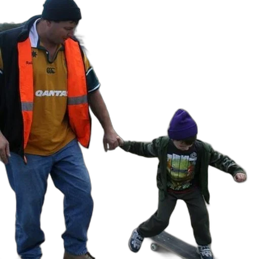 jacket, snow, man, orange transparent PNG cut-out