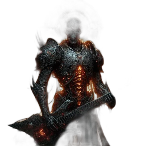 robot, sword, weapon, staff transparent PNG cut-out