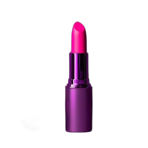 3d render, lipstick, color, violet transparent PNG cut-out