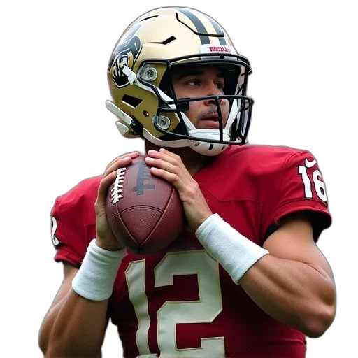 notre, quarterback, mark, ingram transparent PNG cut-out