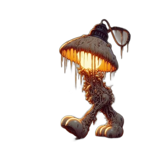 hair, hat, creature, staff transparent PNG cut-out