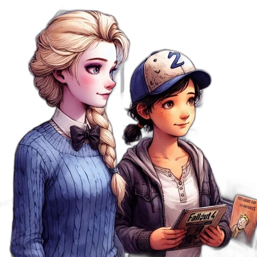hat, comic book art, concept art, pixel art transparent PNG cut-out