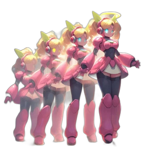 robot, weapon, staff, crown transparent PNG cut-out