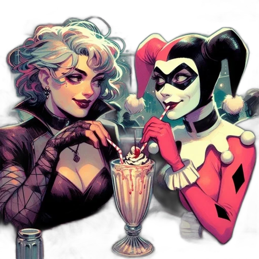 comic book art, concept art, cartoon, pixel art transparent PNG cut-out