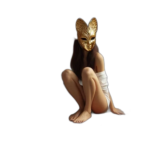 mask, animal, creature, staff transparent PNG cut-out