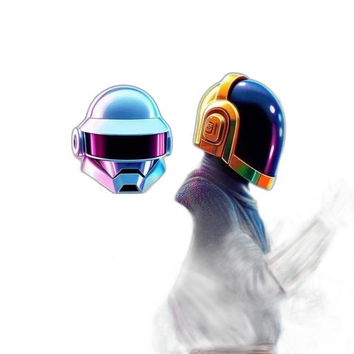 mask, robot, concept art, 3d render transparent PNG cut-out