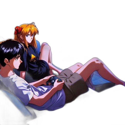 furniture, anime, concept art, pixel art transparent PNG cut-out