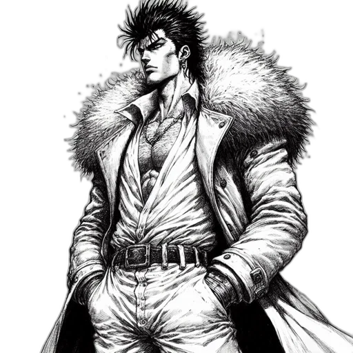 jacket, staff, sword, weapon transparent PNG cut-out