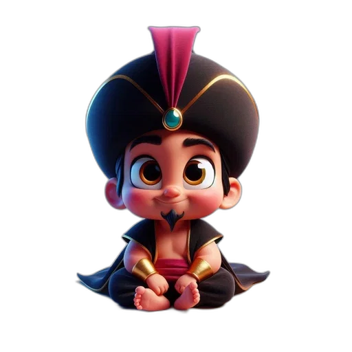 staff, crown, face, 3d render transparent PNG cut-out
