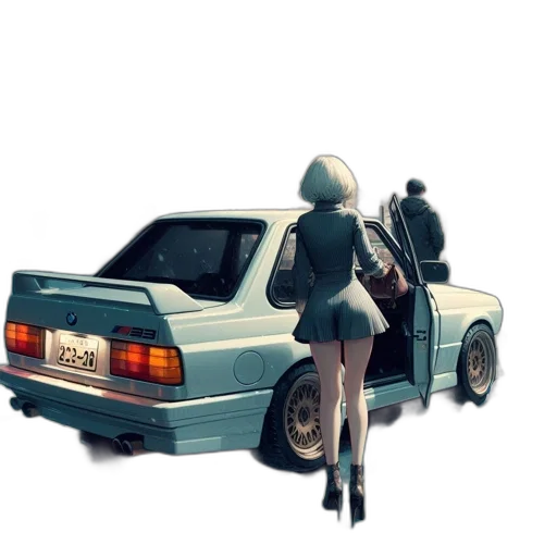 car, jacket, weapon, robot transparent PNG cut-out