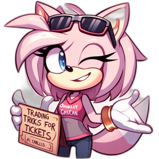 staff, cartoon, anime, pixel art transparent PNG cut-out