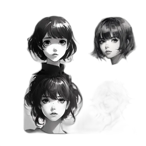 face, mask, hair, crown transparent PNG cut-out