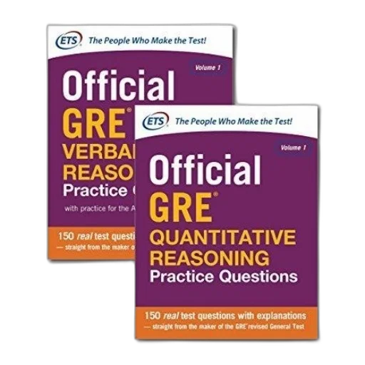 two, official, gre, practice transparent PNG cut-out