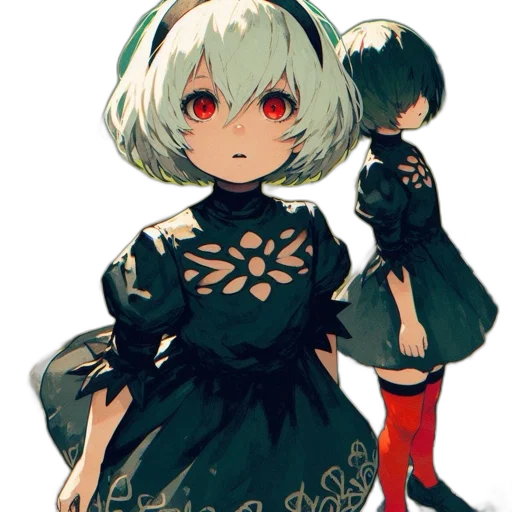 dress, mask, creature, weapon transparent PNG cut-out