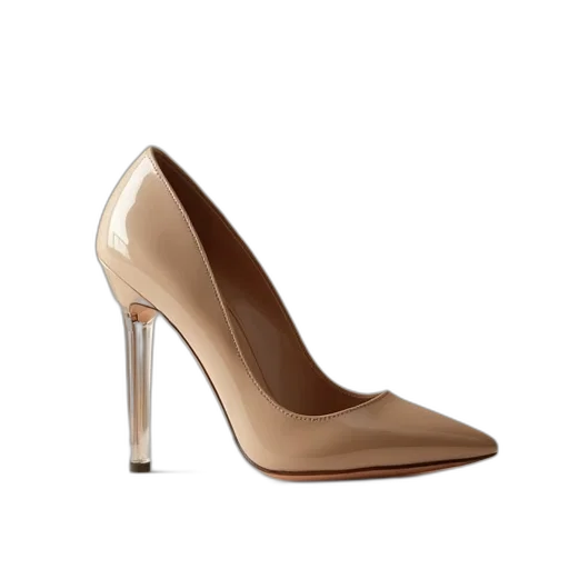 shoes, golden, earth tones, nude transparent PNG cut-out
