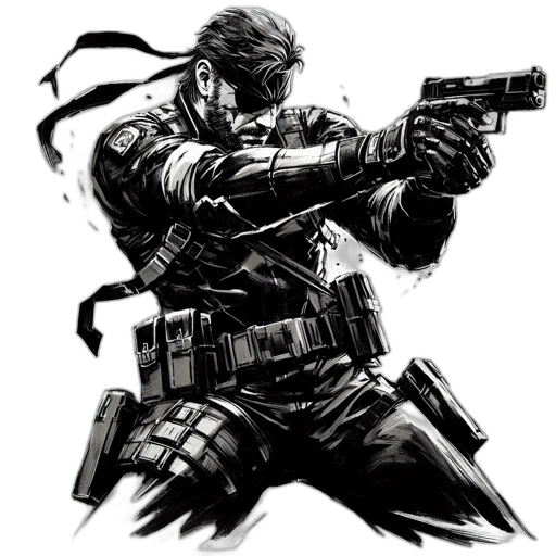 weapon, comic book art, concept art, cyberpunk transparent PNG cut-out