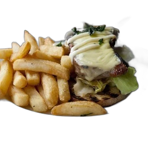 food, crown, robot, photorealistic transparent PNG cut-out