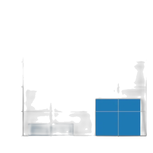 furniture, 3d render, concept art, fog transparent PNG cut-out