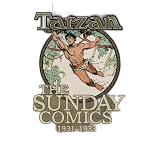 comic book art, cover, tarzan, sunday transparent PNG cut-out