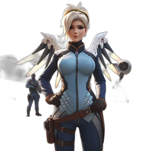 staff, weapon, jacket, concept art transparent PNG cut-out