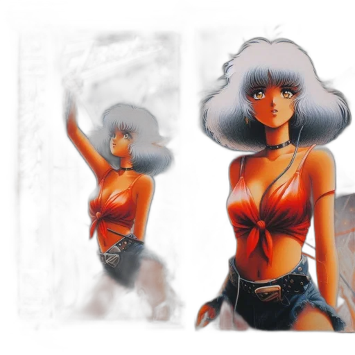 hat, jacket, dress, concept art transparent PNG cut-out