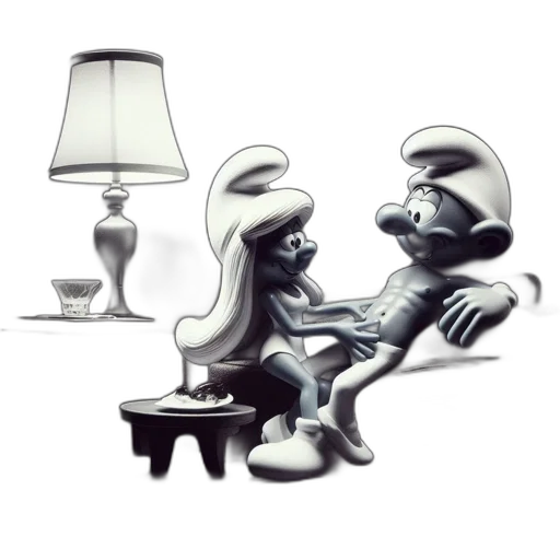 furniture, creature, mask, concept art transparent PNG cut-out