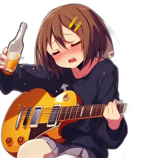bottle, jacket, weapon, anime transparent PNG cut-out
