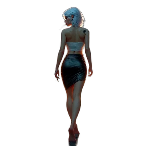 dress, robot, creature, concept art transparent PNG cut-out