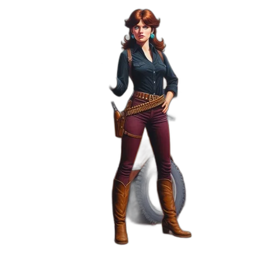 jacket, staff, concept art, 3d render transparent PNG cut-out