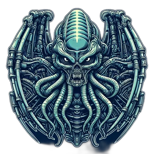 creature, robot, face, concept art transparent PNG cut-out