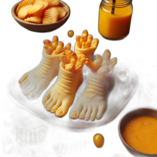 food, crown, 3d render, photorealistic transparent PNG cut-out
