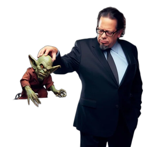 creature, animal, staff, dragon transparent PNG cut-out