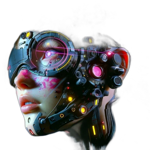 robot, mask, face, jewelry transparent PNG cut-out