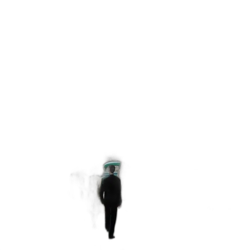 robot, hat, creature, face transparent PNG cut-out