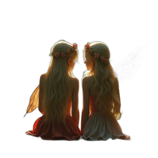 crown, hair, dress, concept art transparent PNG cut-out