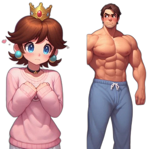 crown, dress, pixel art, concept art transparent PNG cut-out