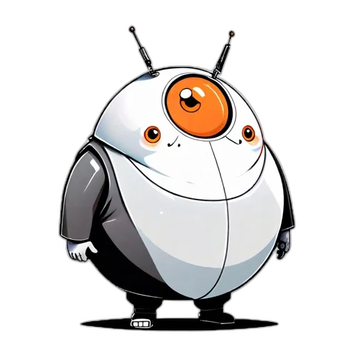 robot, staff, animal, creature transparent PNG cut-out