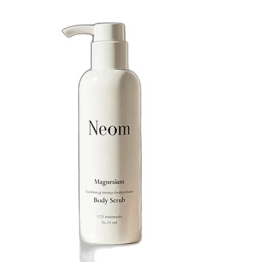bottle, neom, magnesium, body transparent PNG cut-out