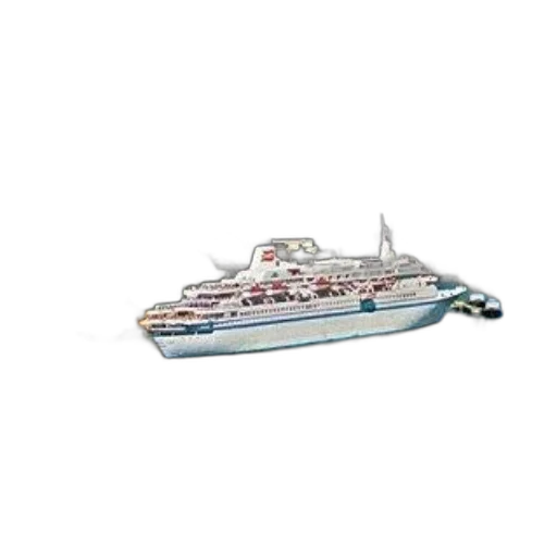 photorealistic, 3d render, cruise, ship transparent PNG cut-out
