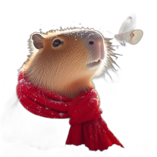 animal, hat, staff, creature transparent PNG cut-out