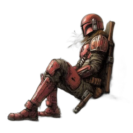 robot, furniture, concept art, comic book art transparent PNG cut-out