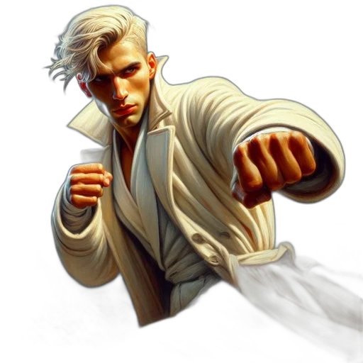 jacket, staff, weapon, concept art transparent PNG cut-out